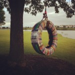 Memorial tire swing